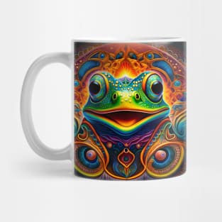 Froggy Animal Spirit (32) - Trippy Psychedelic Frog Mug